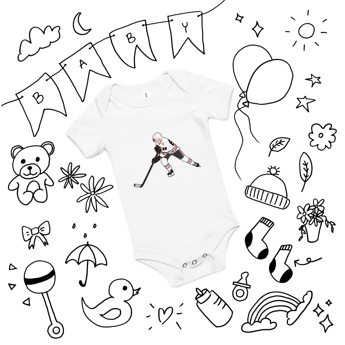 88 Slapshot - Baby one piece