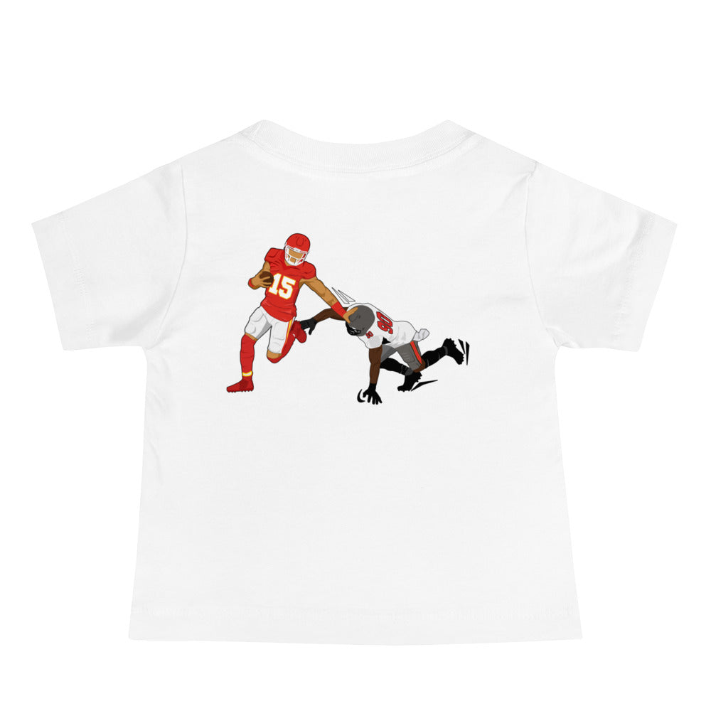 Quarterback Patty Attacks On The Run - Baby Tee
