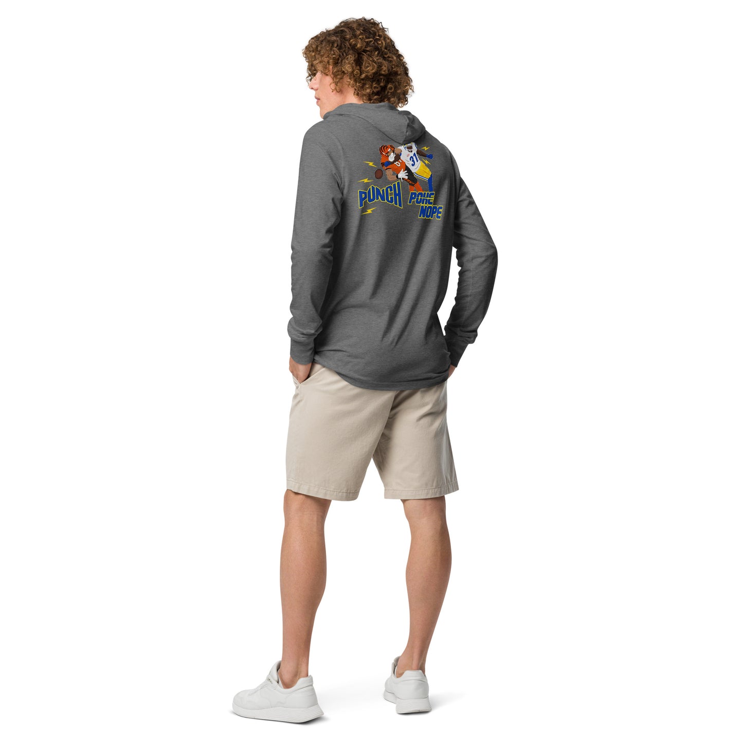 Punch Poke Nope LVI - Unisex Thin Hooded