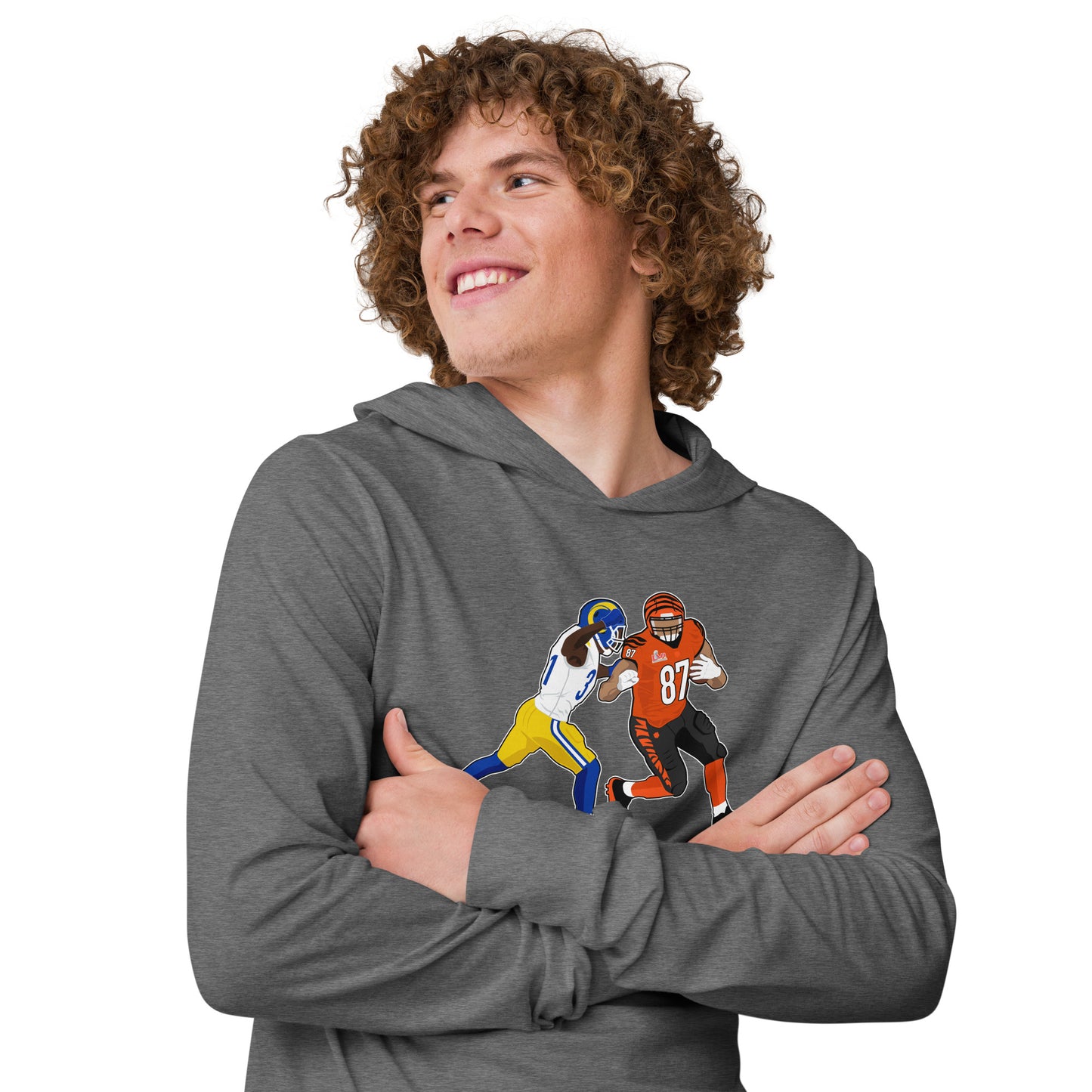 Punch Poke Nope LVI - Unisex Thin Hooded