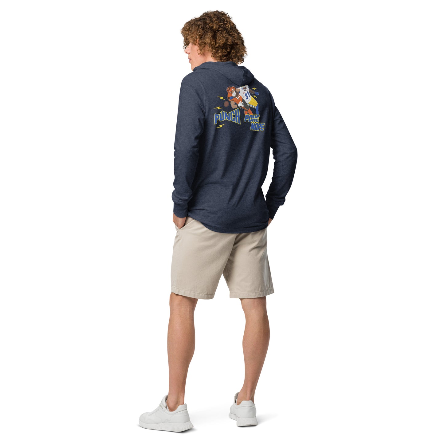 Punch Poke Nope LVI - Unisex Thin Hooded