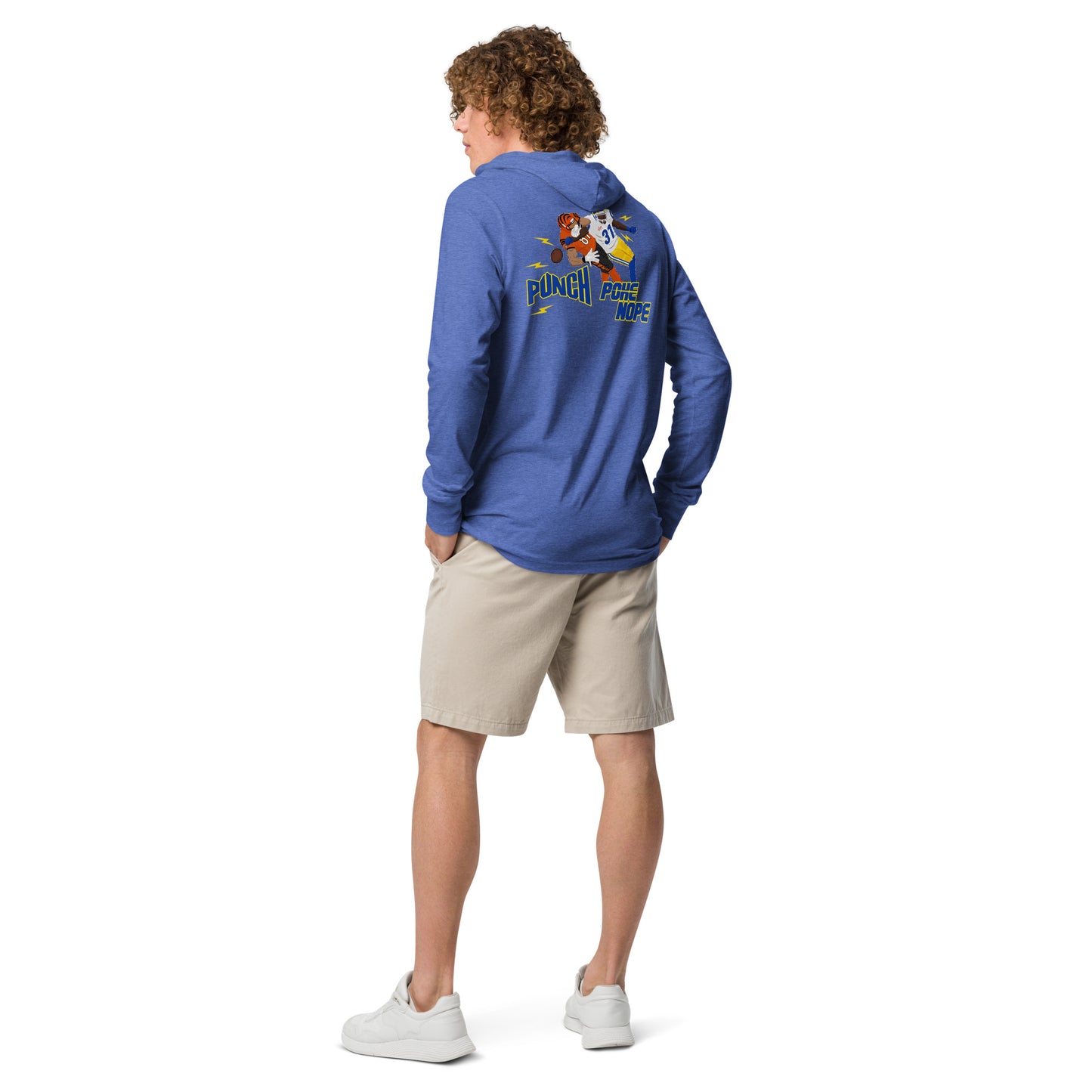 Punch Poke Nope LVI - Unisex Thin Hooded