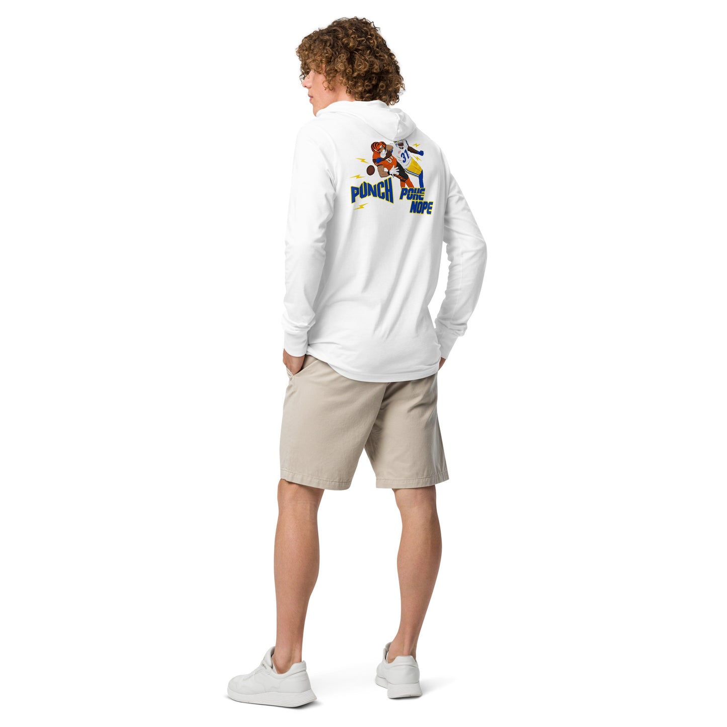 Punch Poke Nope LVI - Unisex Thin Hooded