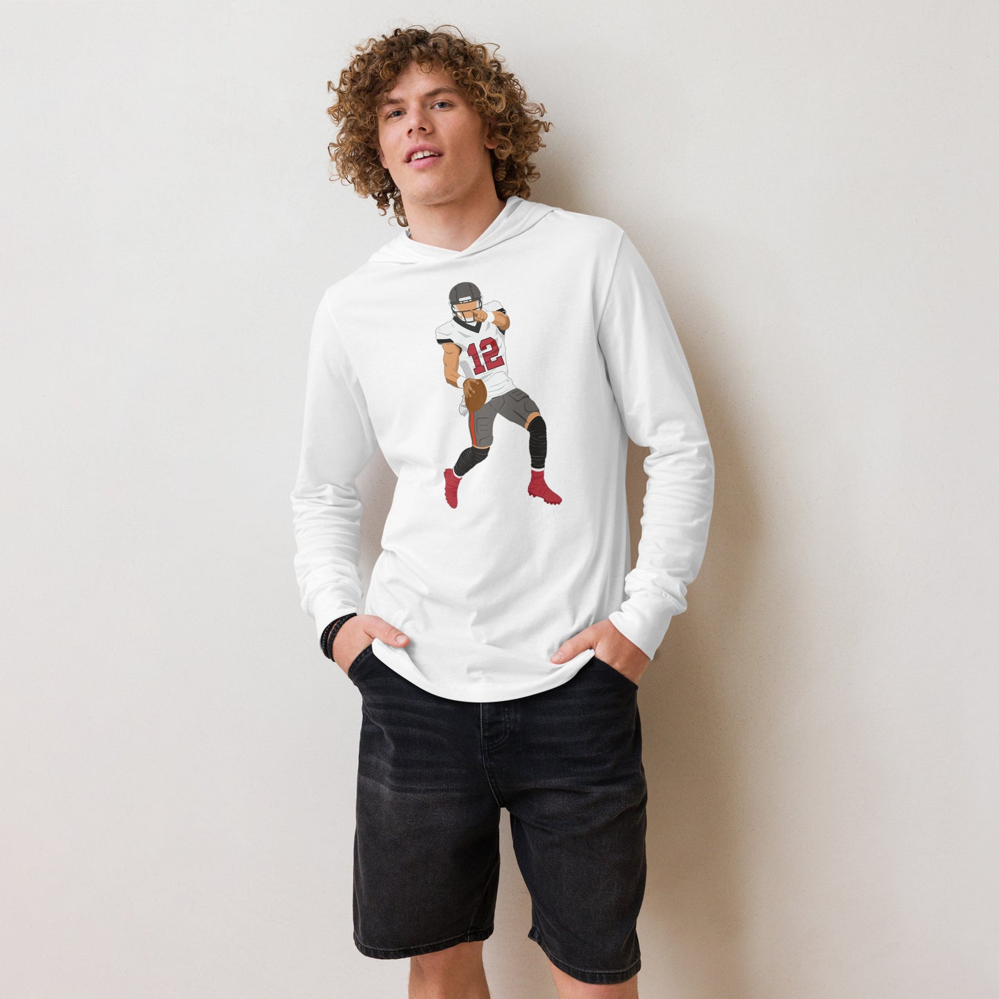 Quarterback In Action LIV - Unisex Thin Hooded