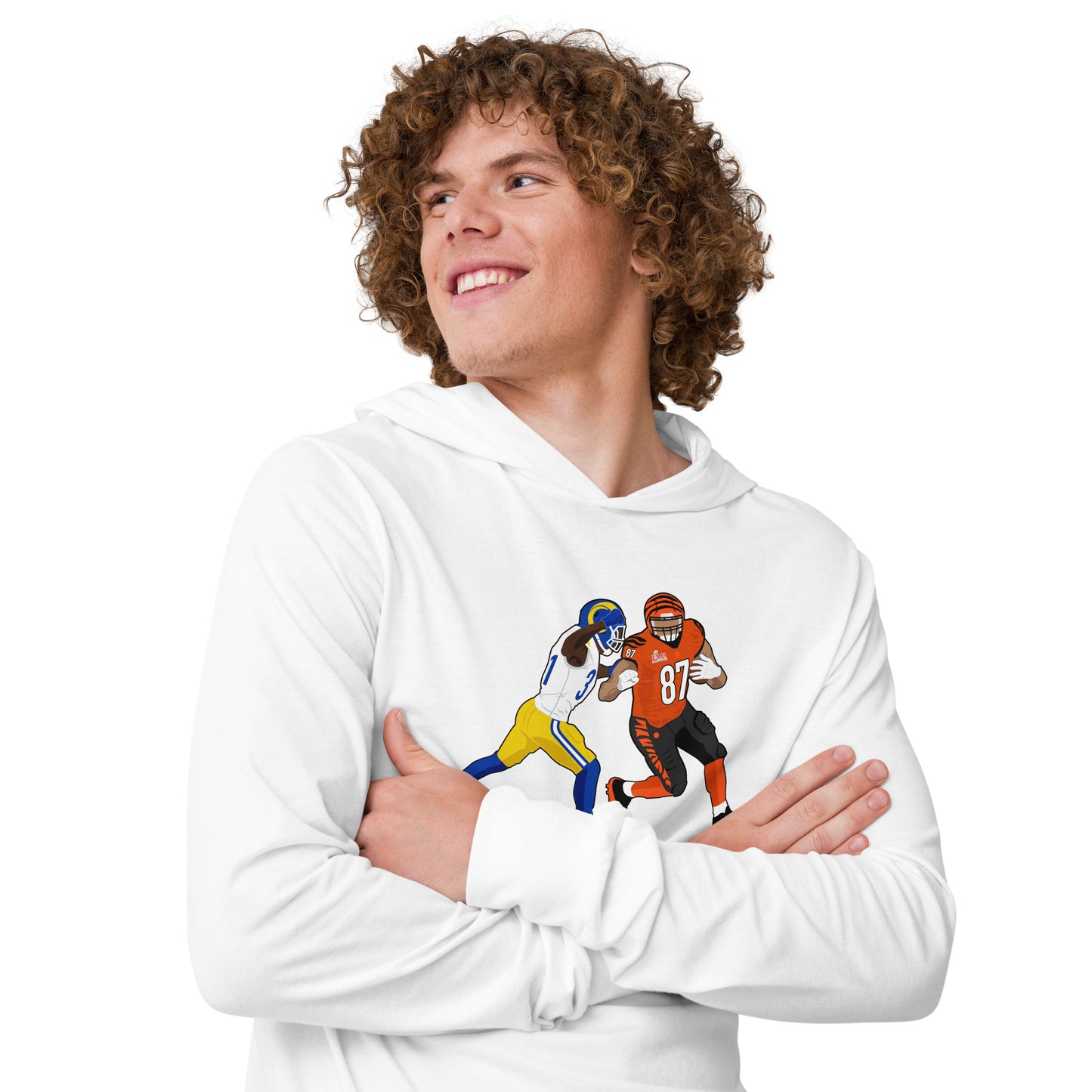 Punch Poke Nope LVI - Unisex Thin Hooded