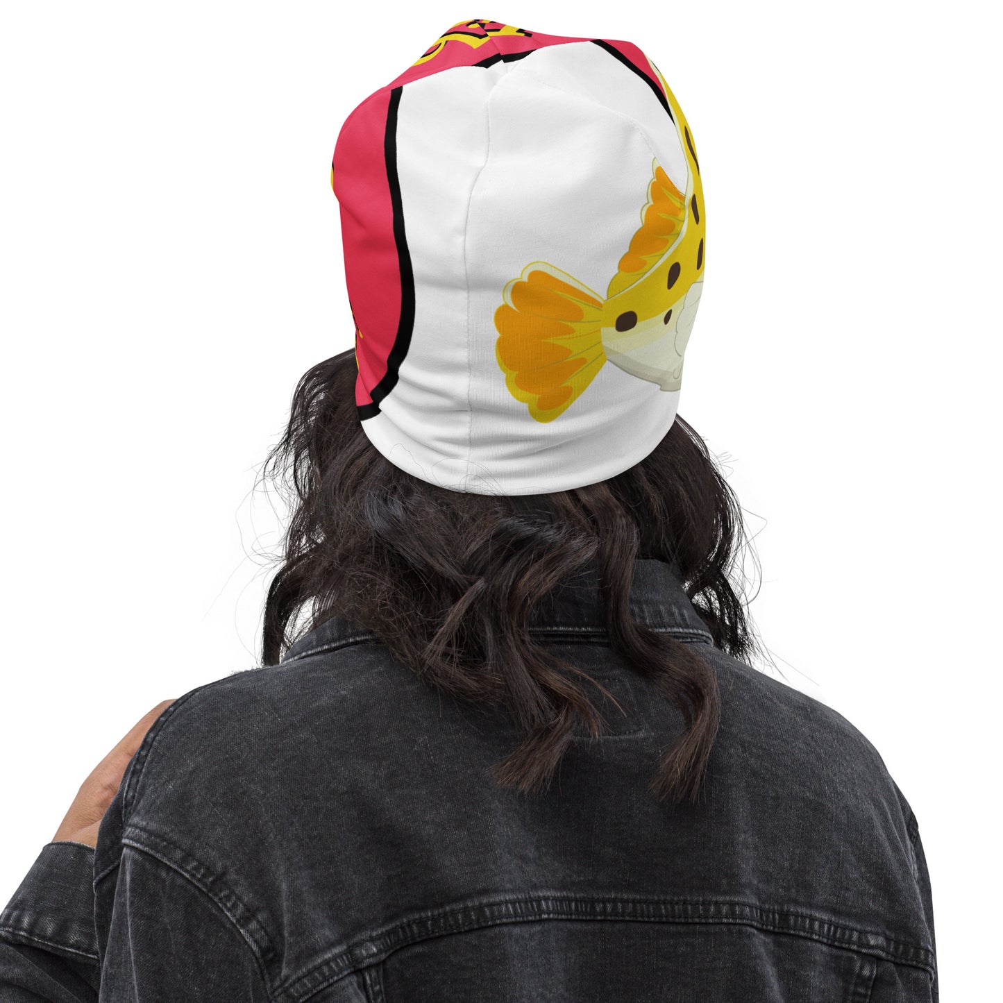 Fish Limp Flops - Puffer Lips All-Over Beanie