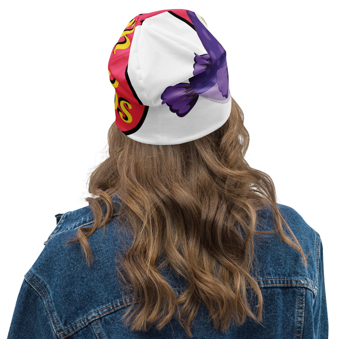 Fish Limp Flops - Jill Puffer Lips All-Over Beanie