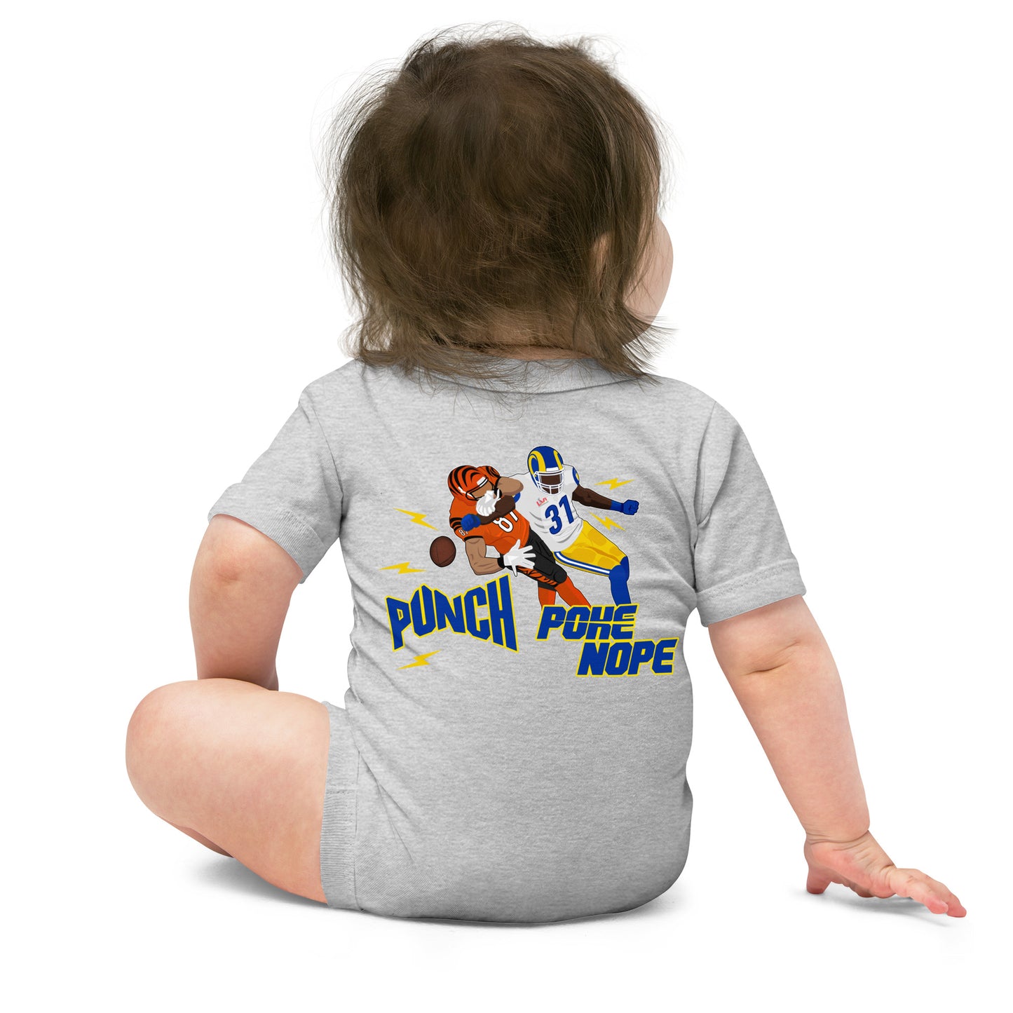 Punch Poke Nope LVI - Baby one piece