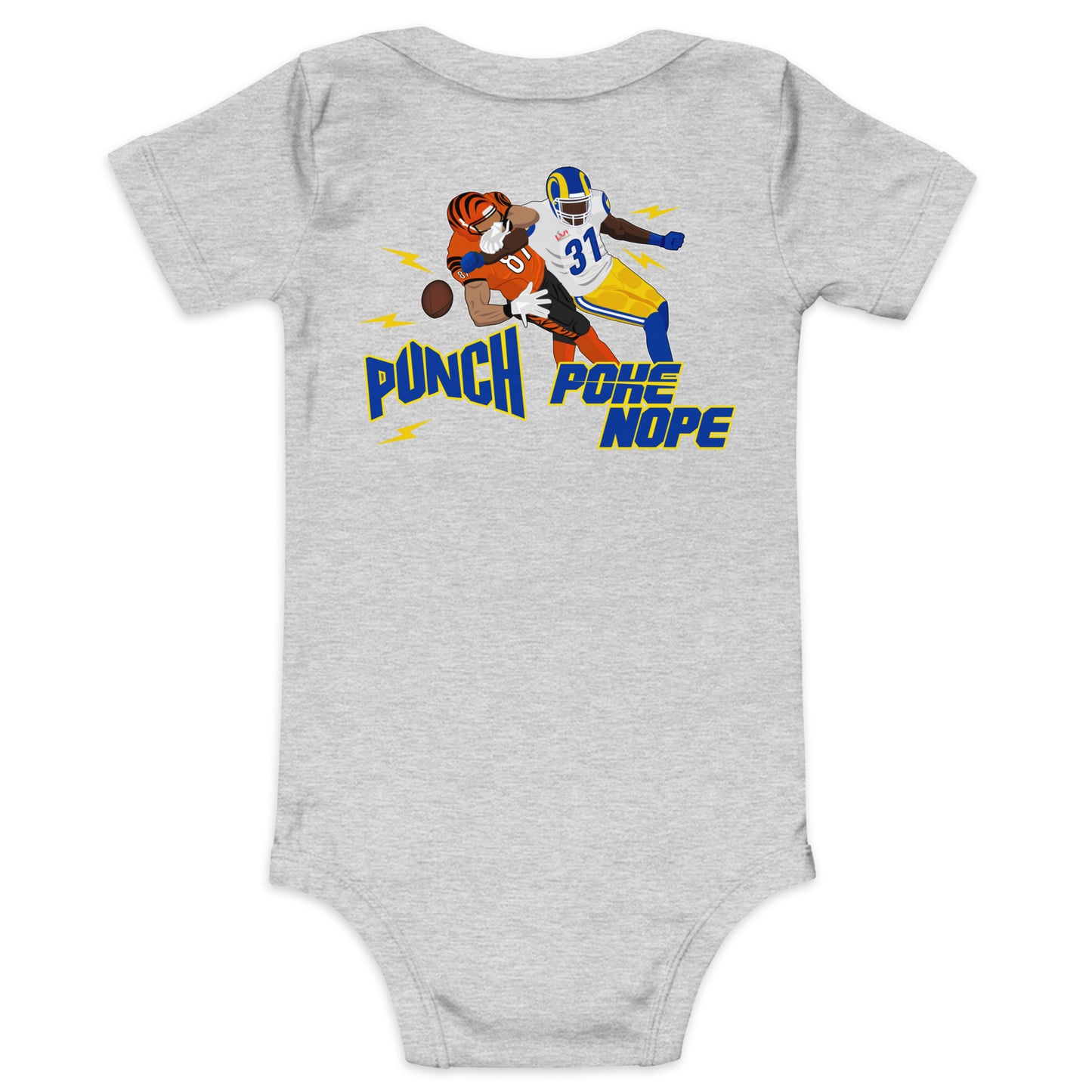 Punch Poke Nope LVI - Baby one piece