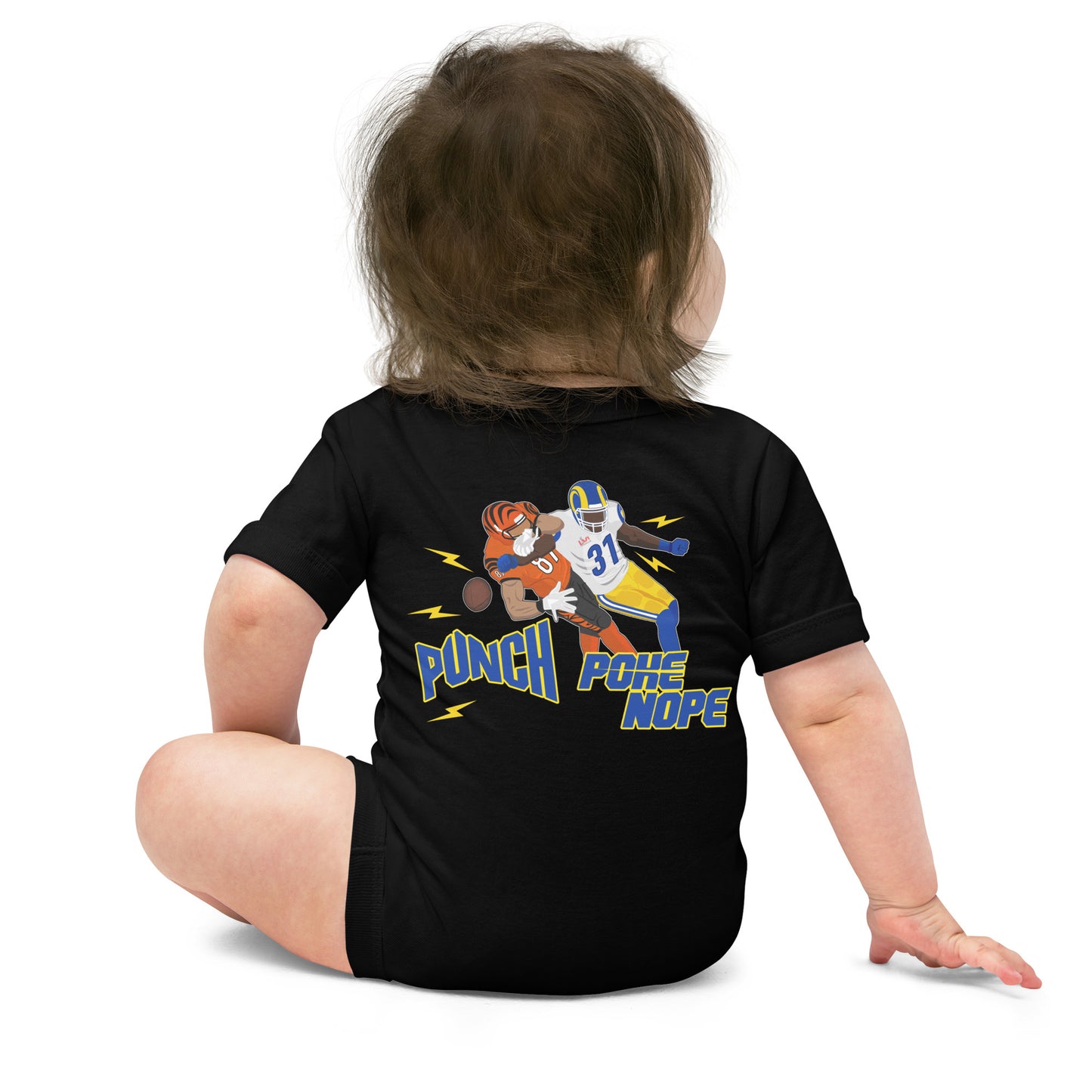 Punch Poke Nope LVI - Baby one piece