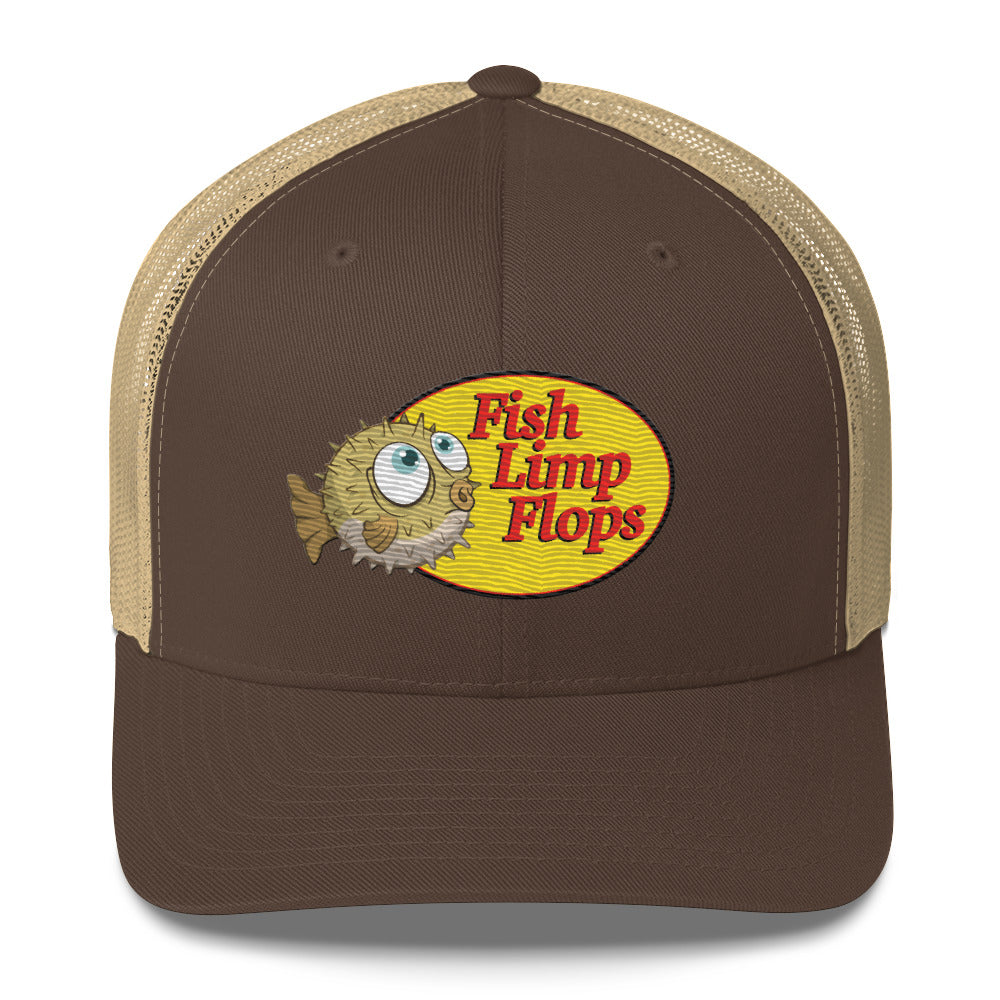 Fish Limp Flops - Puffer Trucker Cap