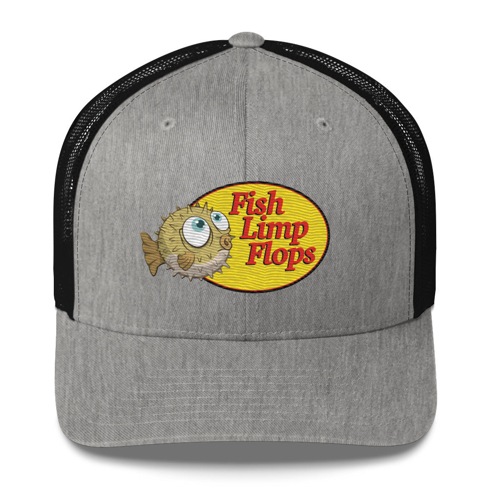Fish Limp Flops - Puffer Trucker Cap