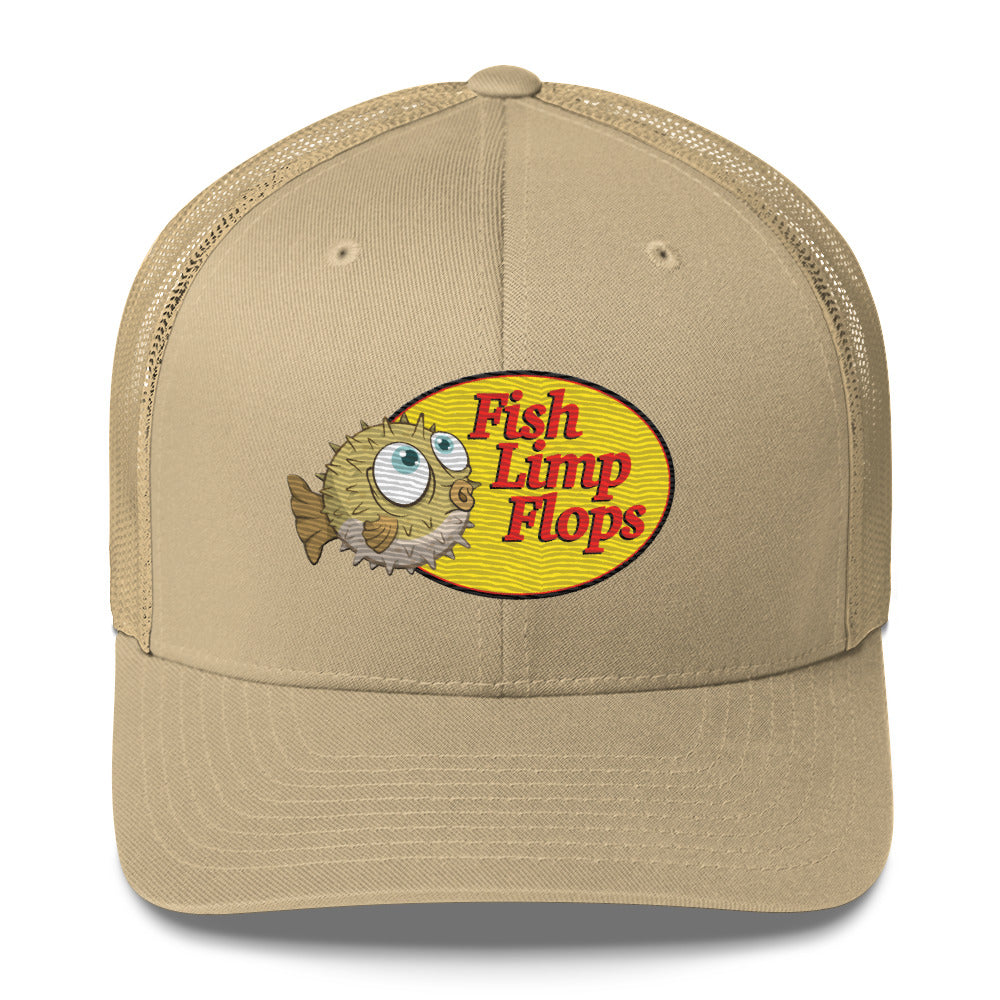 Fish Limp Flops - Puffer Trucker Cap