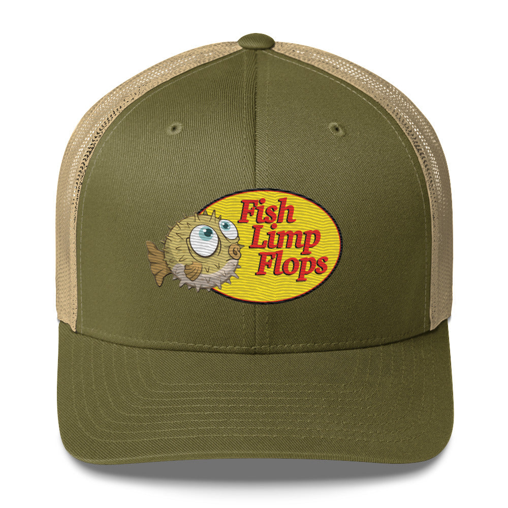 Fish Limp Flops - Puffer Trucker Cap