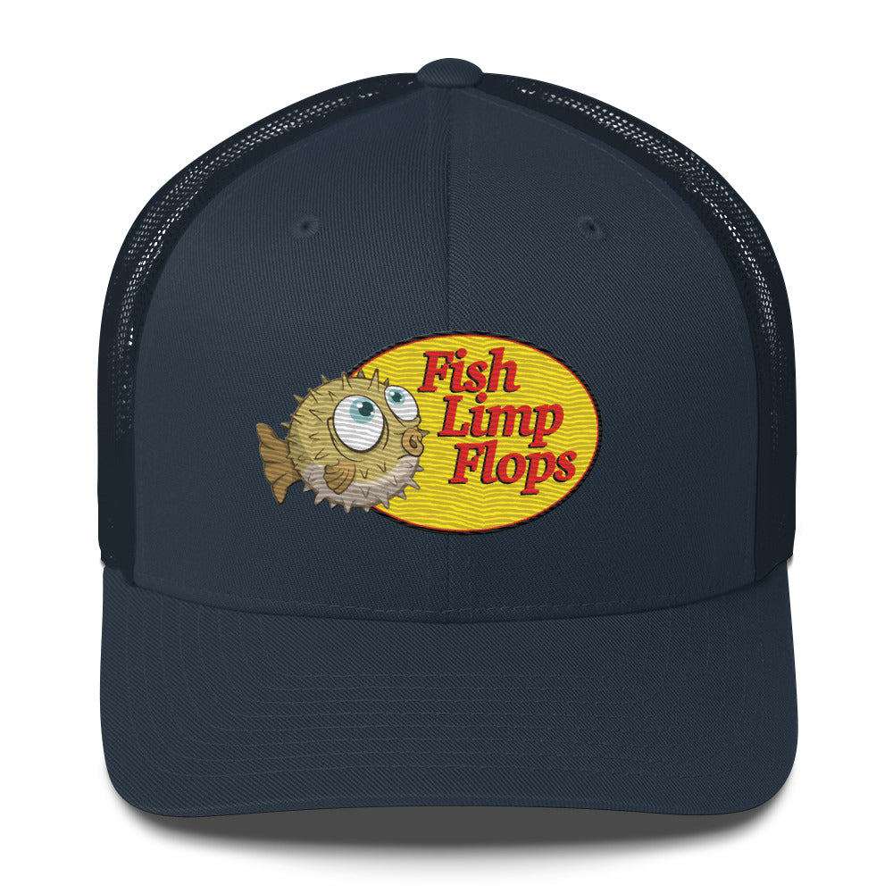 Fish Limp Flops - Puffer Trucker Cap