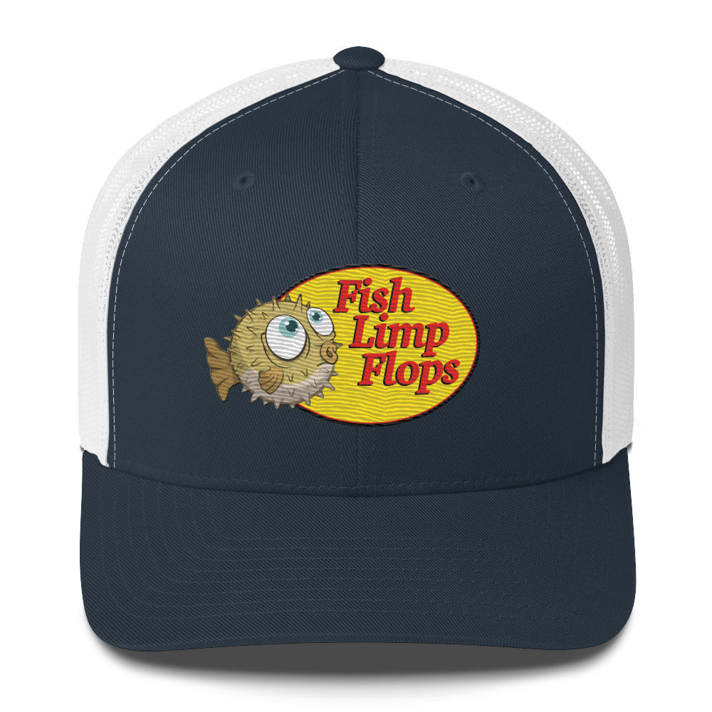 Fish Limp Flops - Puffer Trucker Cap
