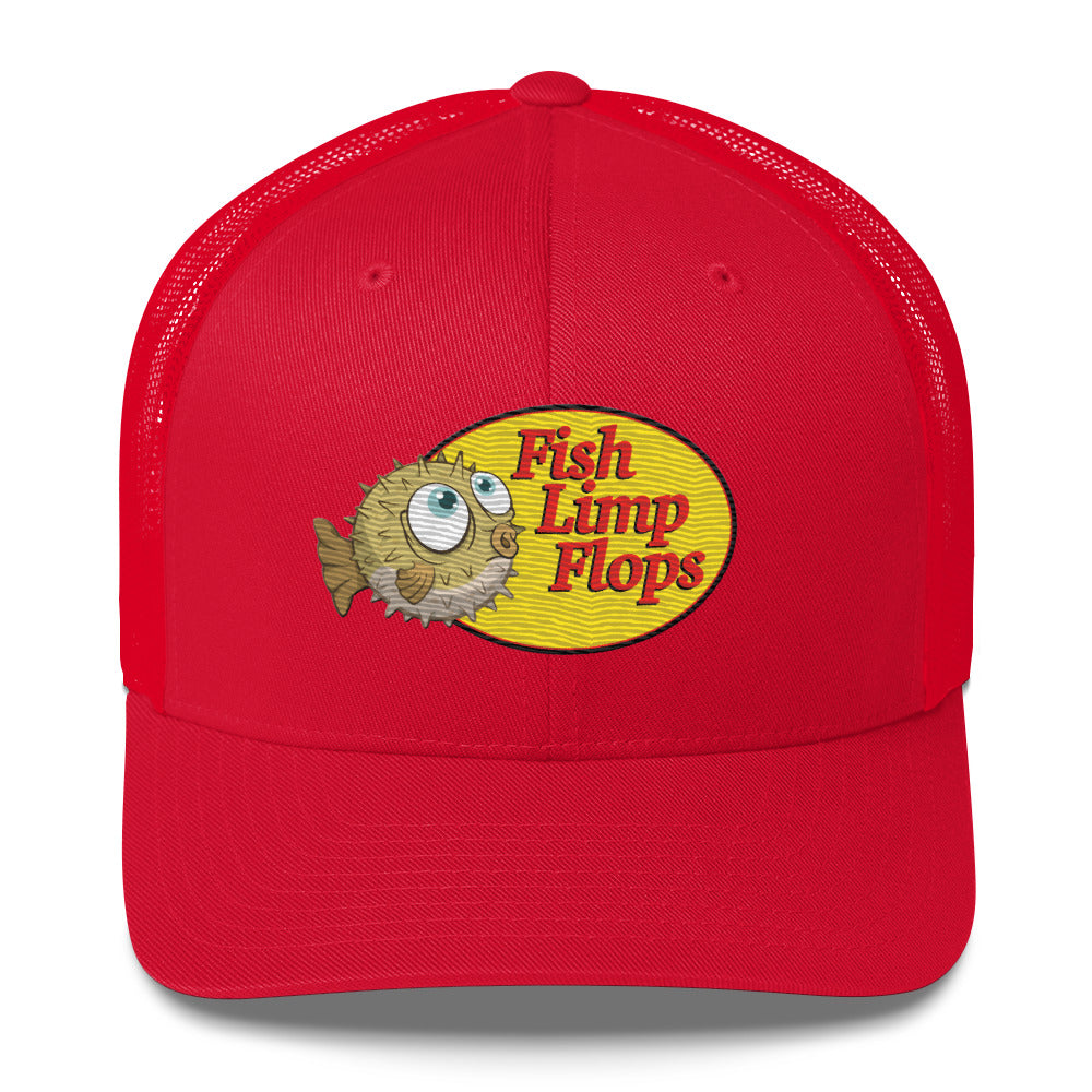 Fish Limp Flops - Puffer Trucker Cap