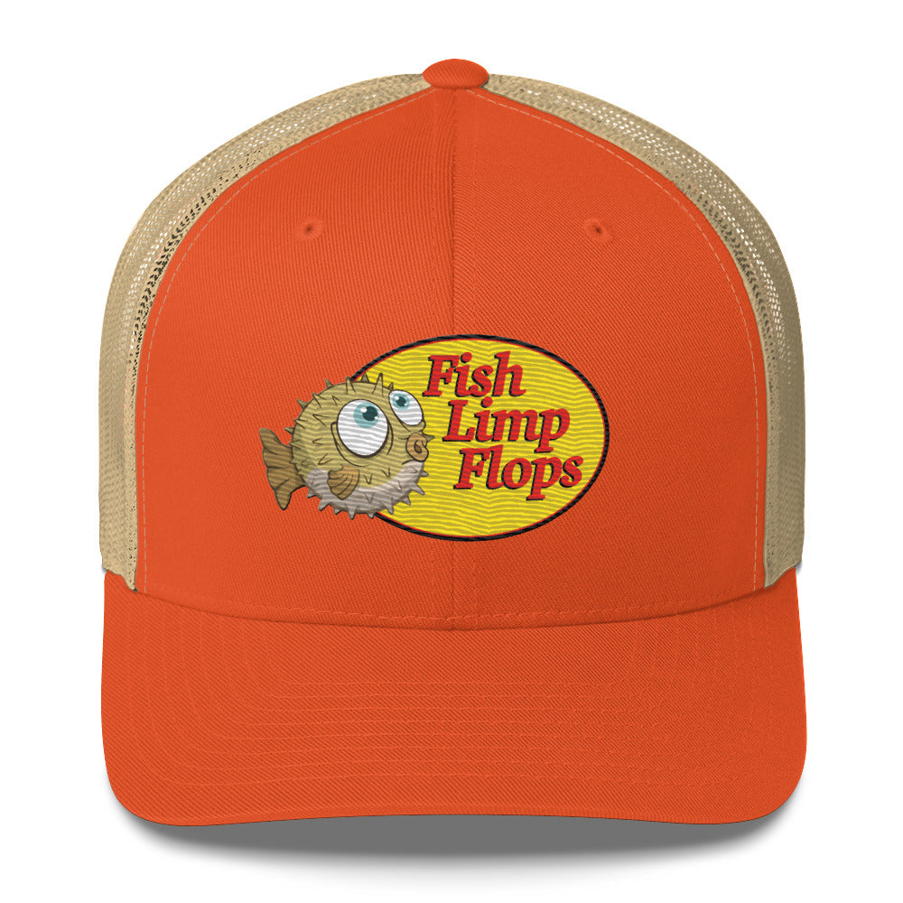Fish Limp Flops - Puffer Trucker Cap