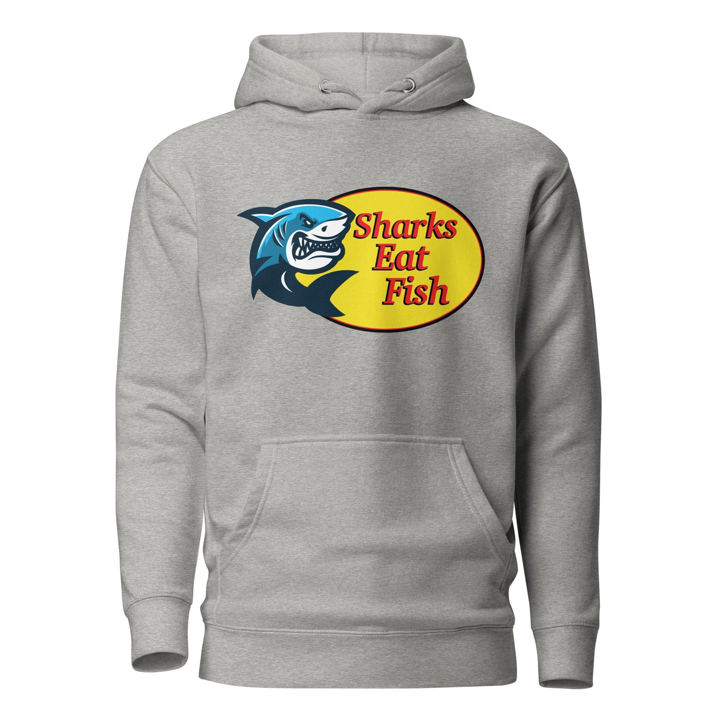 Sharks Eat Fish - Unisex Thick Hoodie