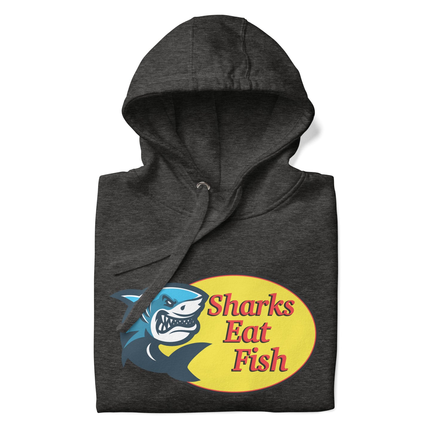 Sharks Eat Fish - Unisex Thick Hoodie