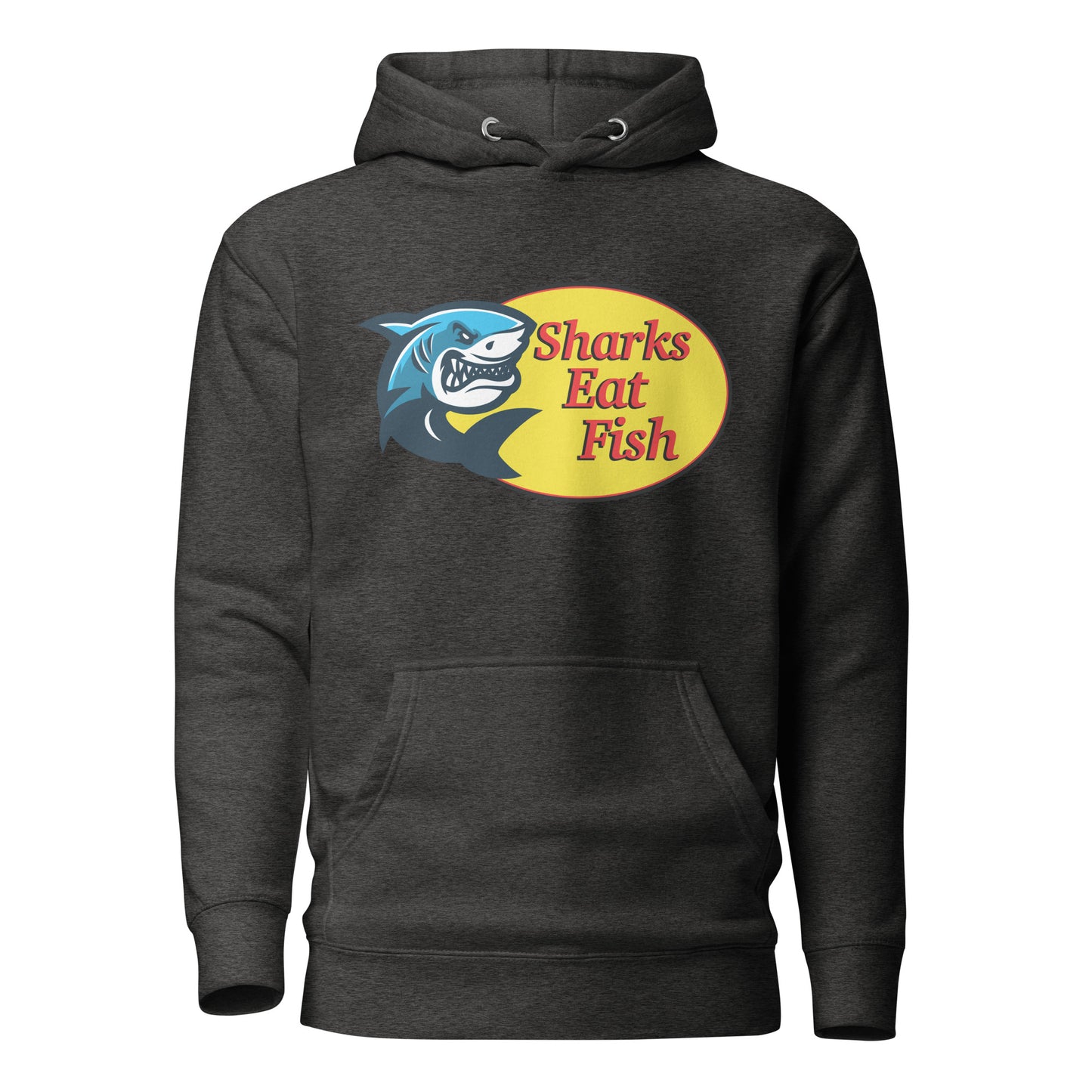 Sharks Eat Fish - Unisex Thick Hoodie