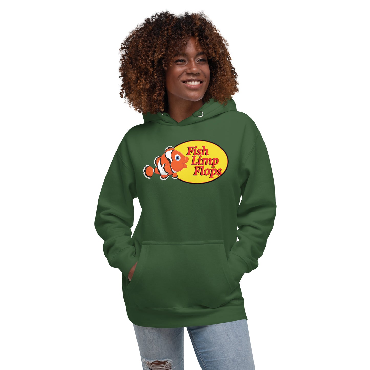 Fish Limp Flops - Nemo Unisex Thick Hoodie