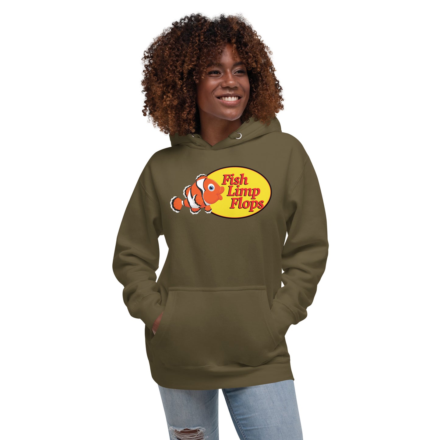 Fish Limp Flops - Nemo Unisex Thick Hoodie