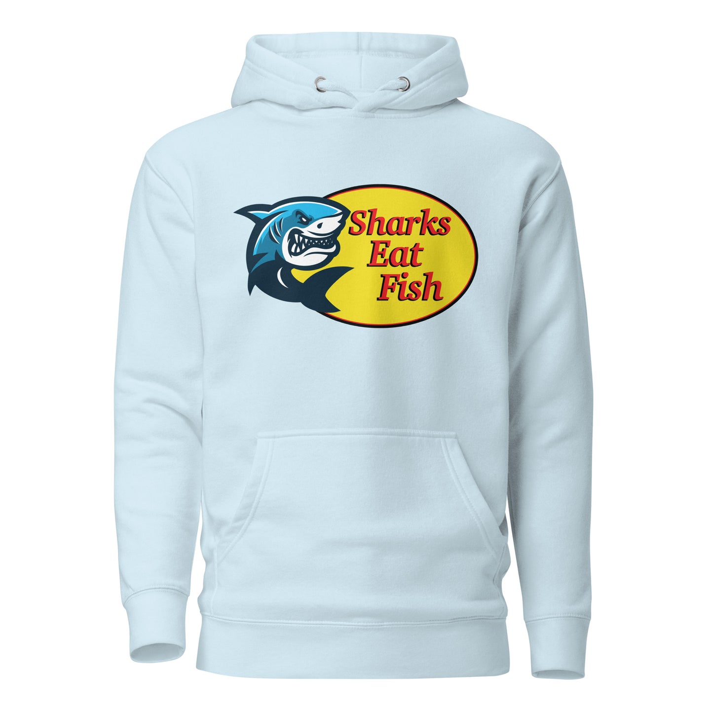 Sharks Eat Fish - Unisex Thick Hoodie