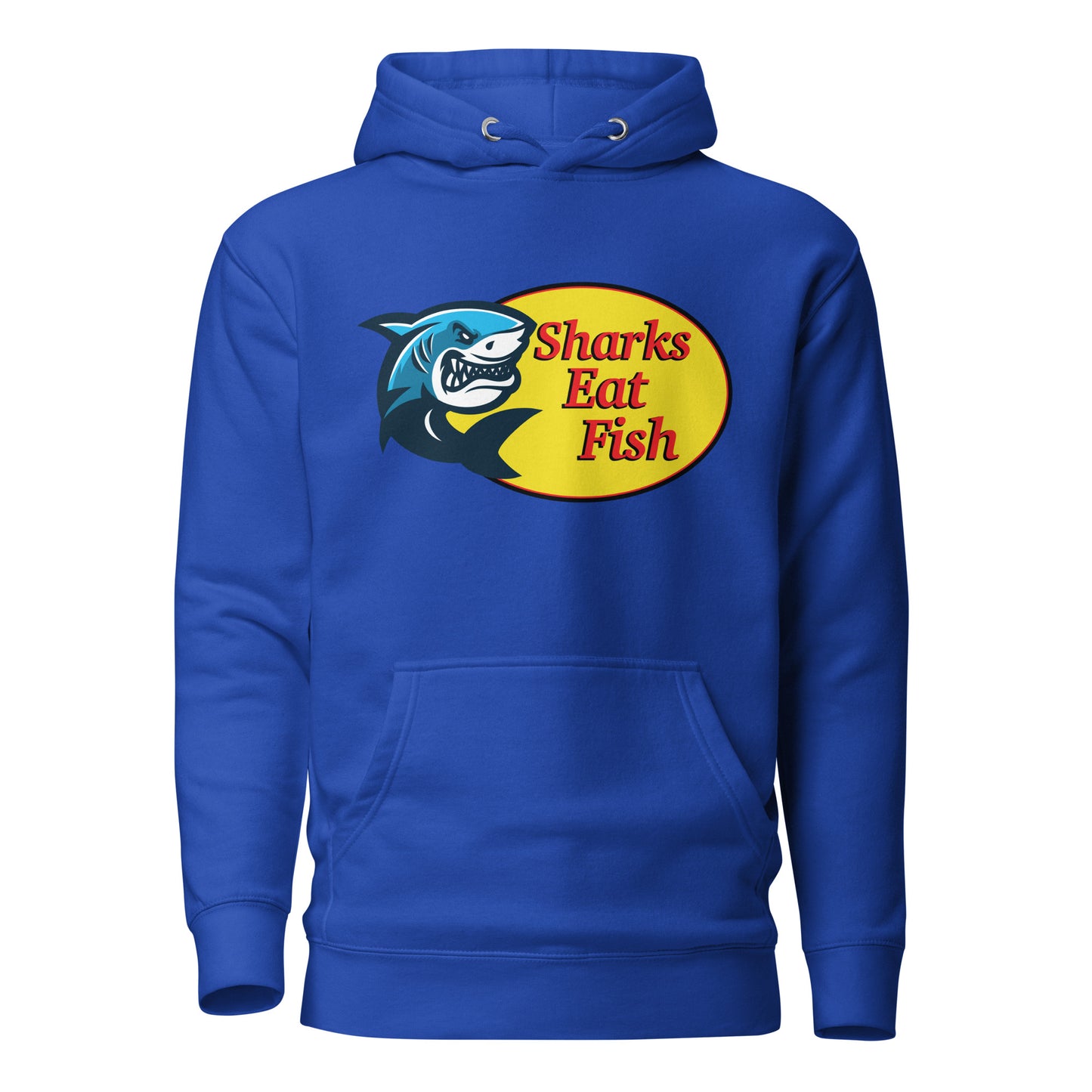 Sharks Eat Fish - Unisex Thick Hoodie