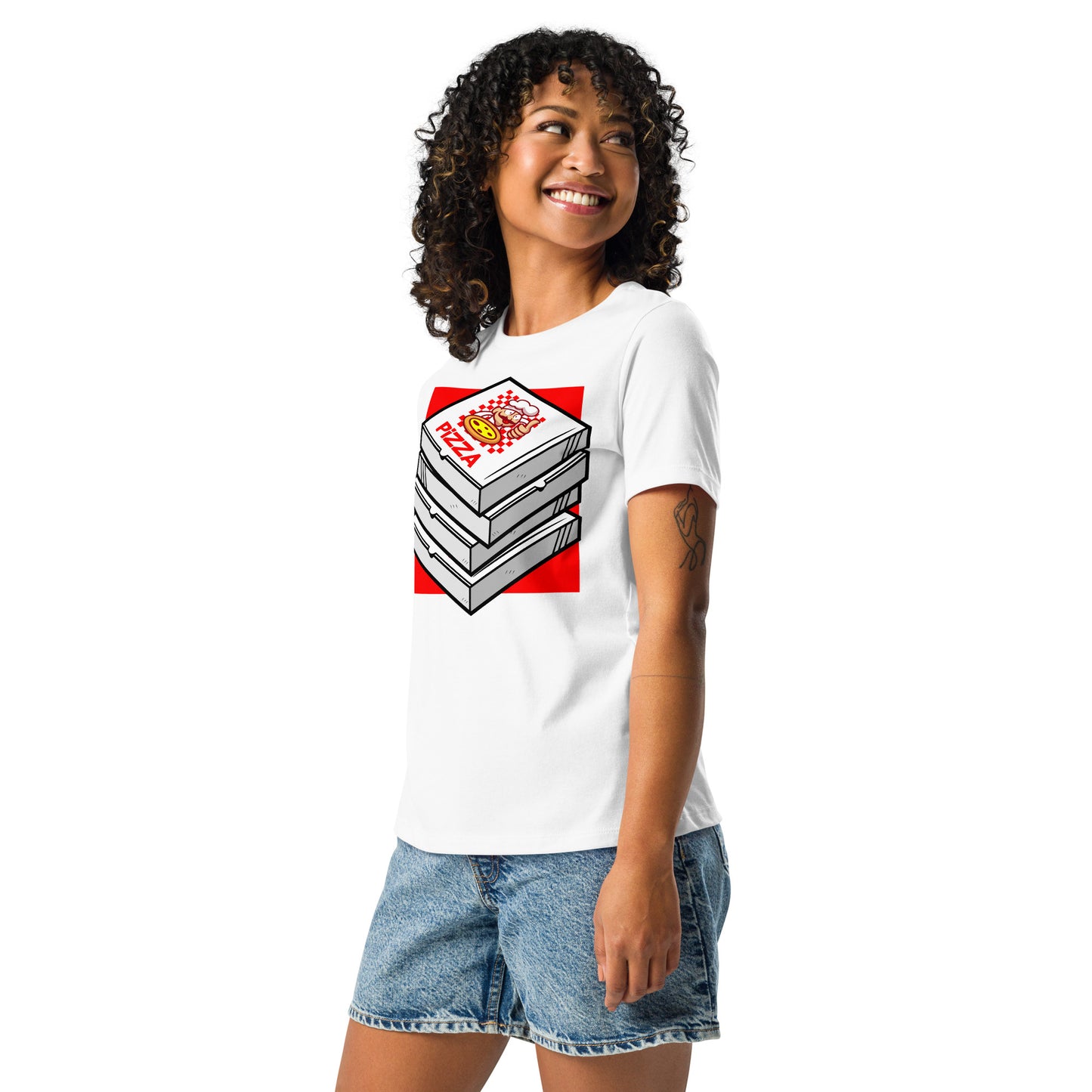 Box of 4 Pizza Family – Women's T-Shirt