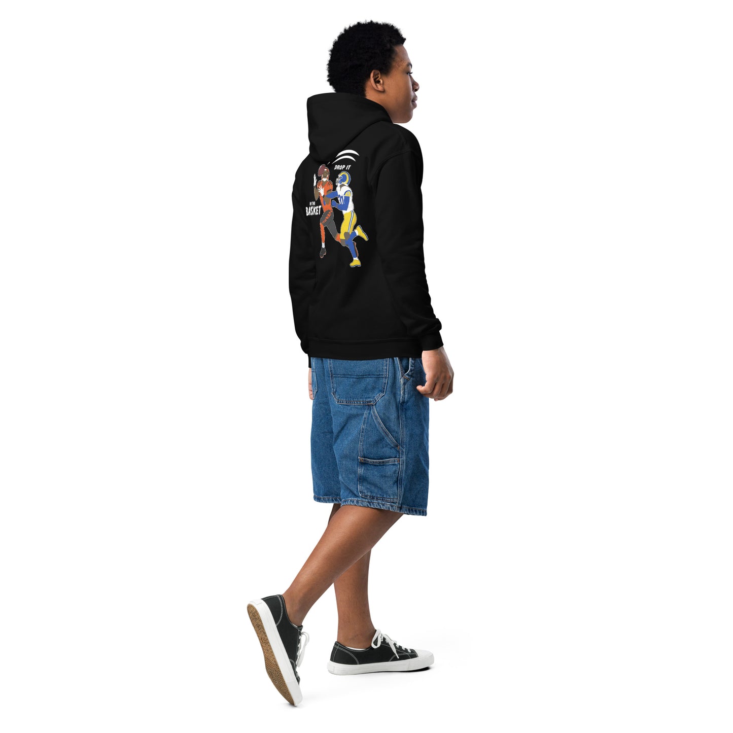 Joey Breezy In Action - Youth hoodie