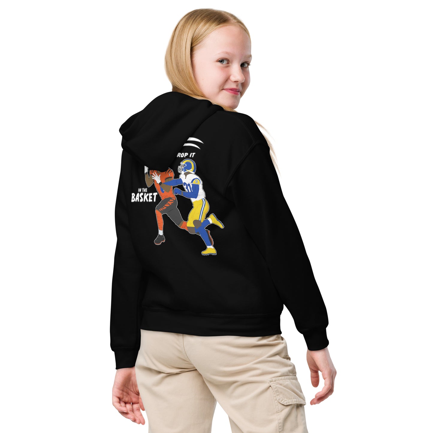 Joey Breezy In Action - Youth hoodie