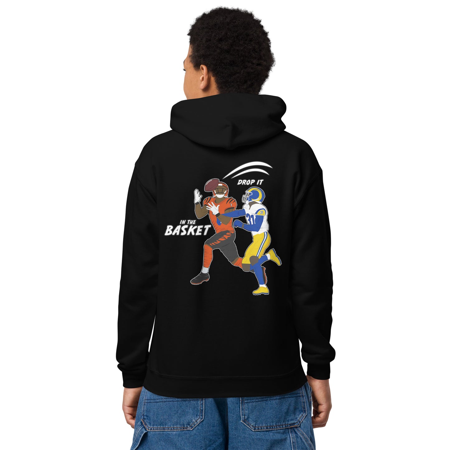 Joey Breezy In Action - Youth hoodie