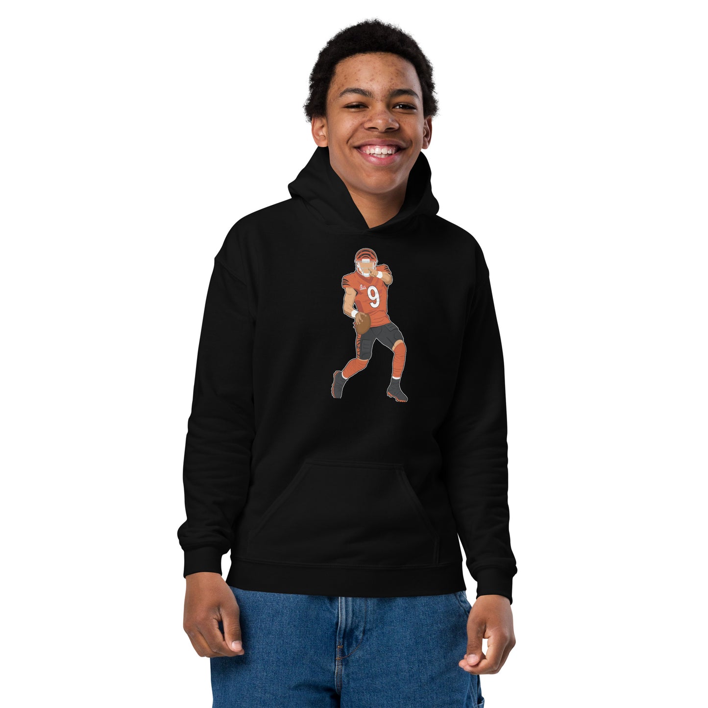 Joey Breezy In Action - Youth hoodie