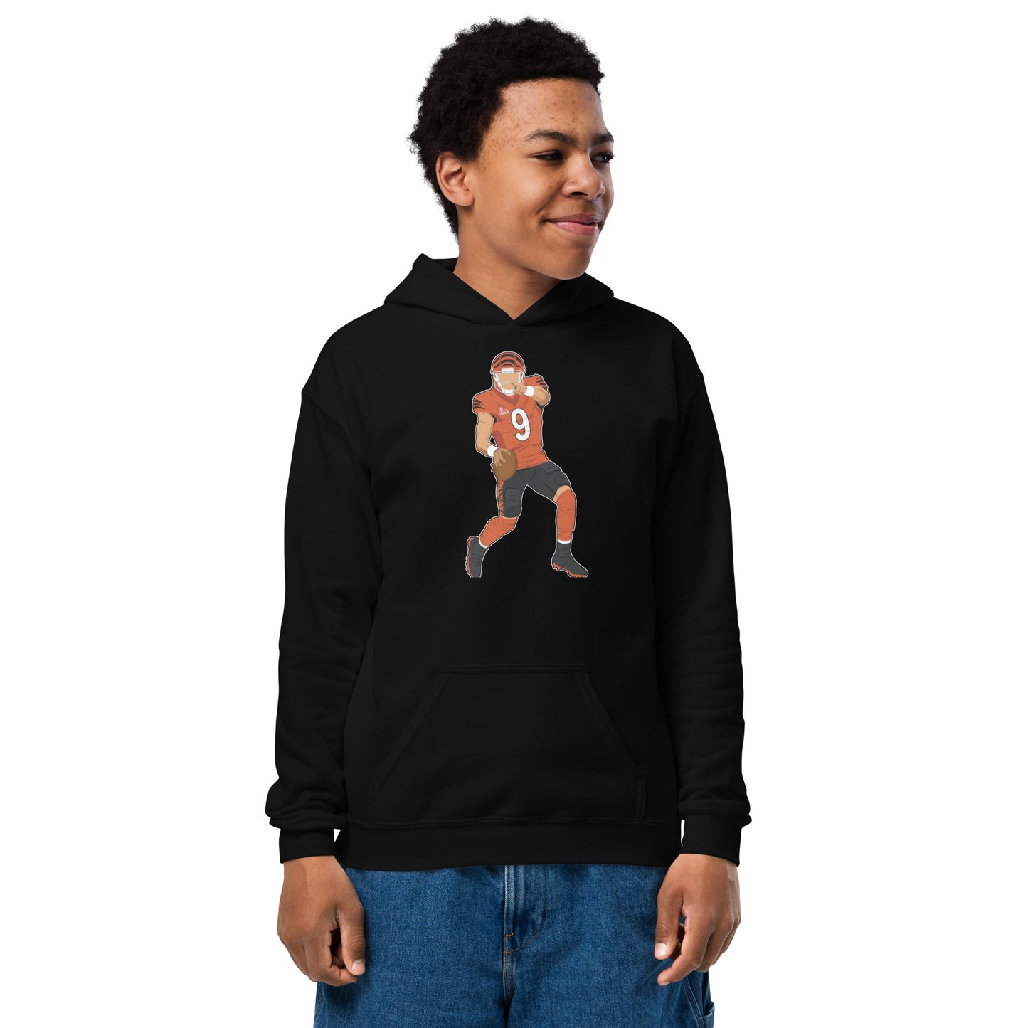 Joey Breezy In Action - Youth hoodie