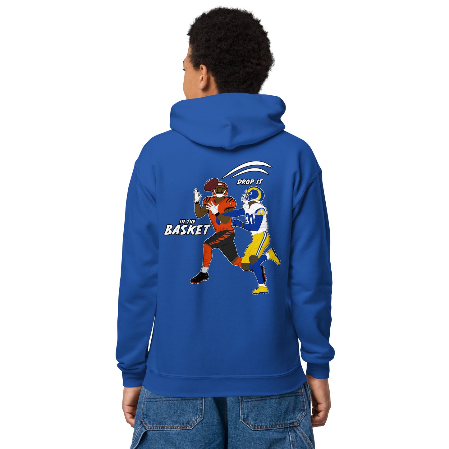 Joey Breezy In Action - Youth hoodie