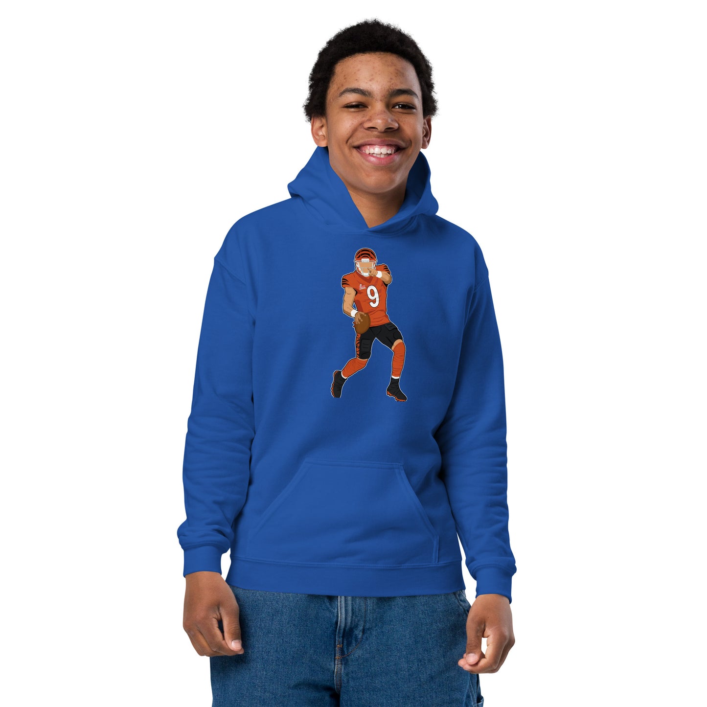 Joey Breezy In Action - Youth hoodie