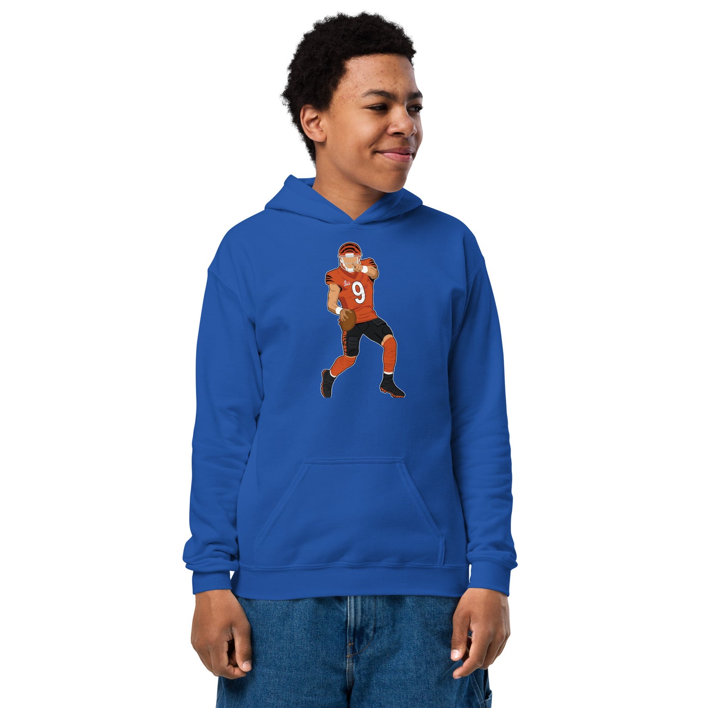 Joey Breezy In Action - Youth hoodie