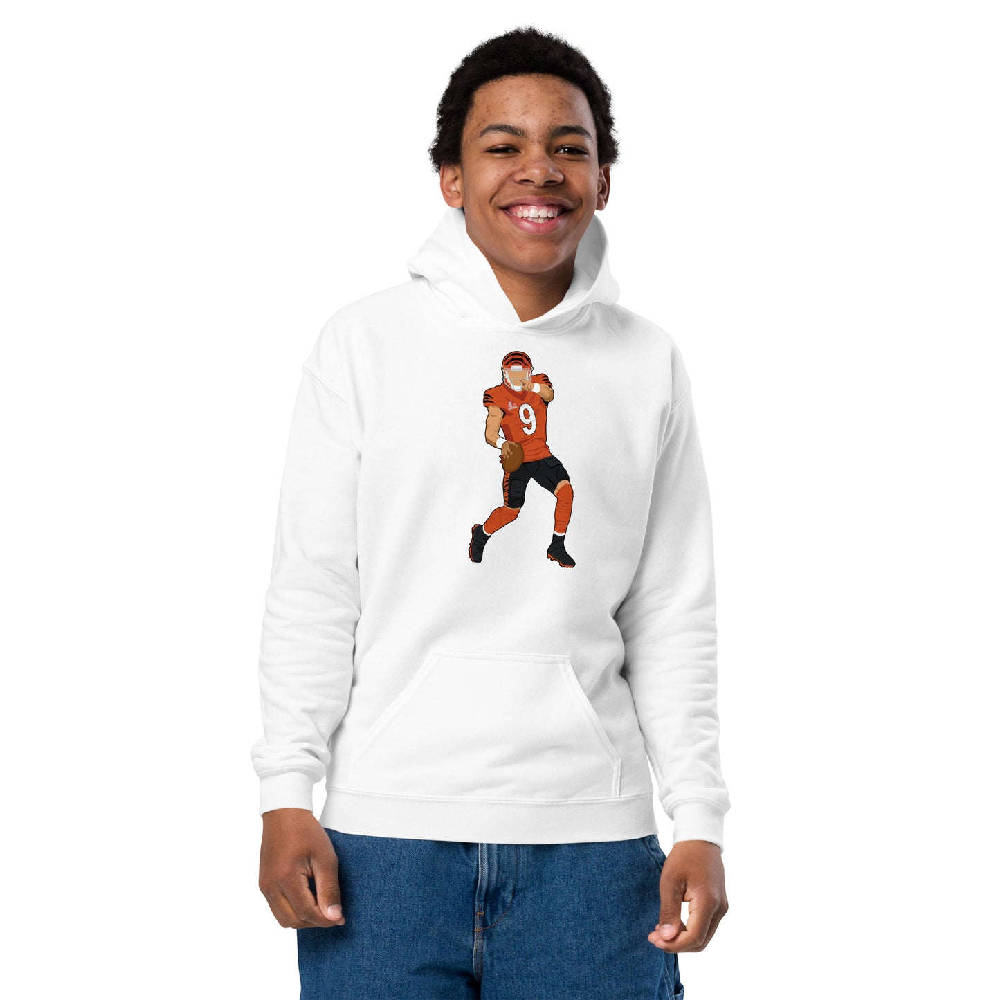 Joey Breezy In Action - Youth hoodie