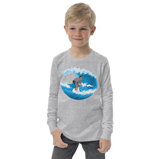 Catching Big Waves - Youth long sleeve