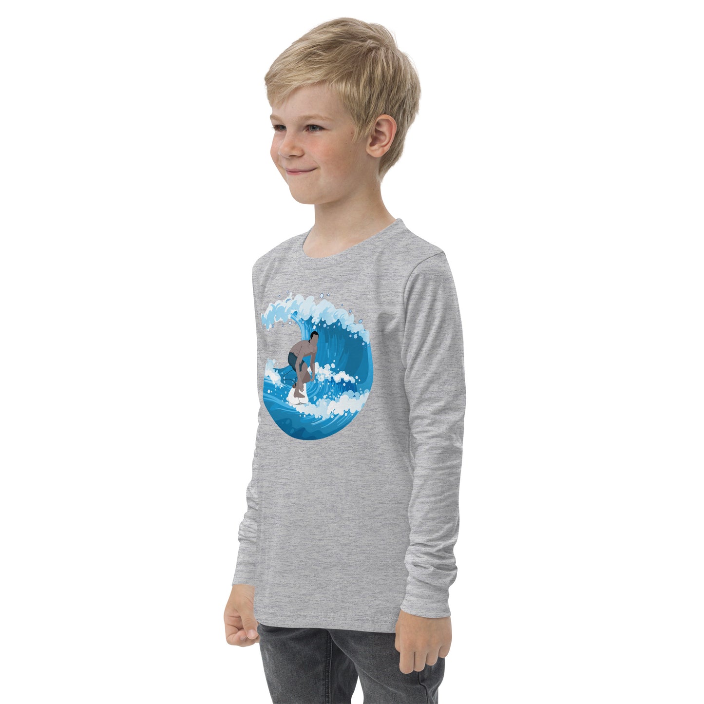 Catching Big Waves - Youth long sleeve