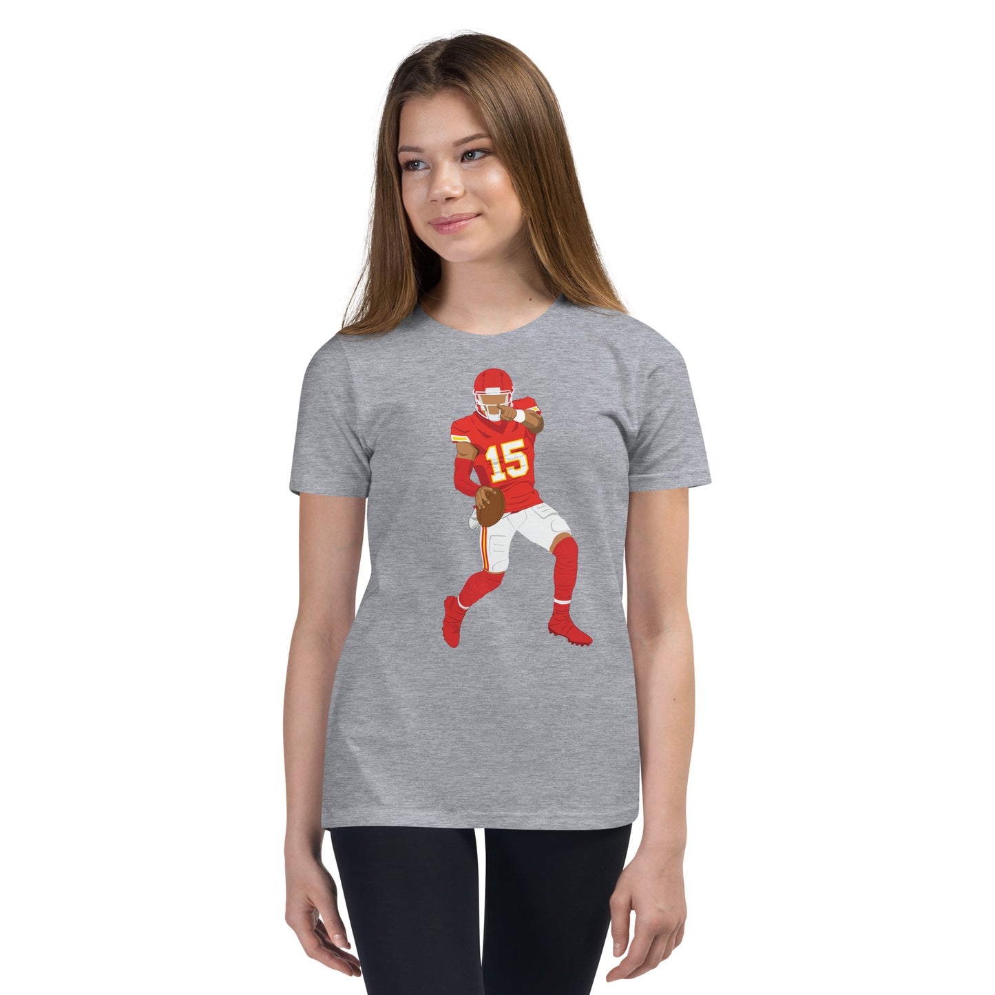 Quarterback Patty Attacks On The Run - Youth T-Shirt
