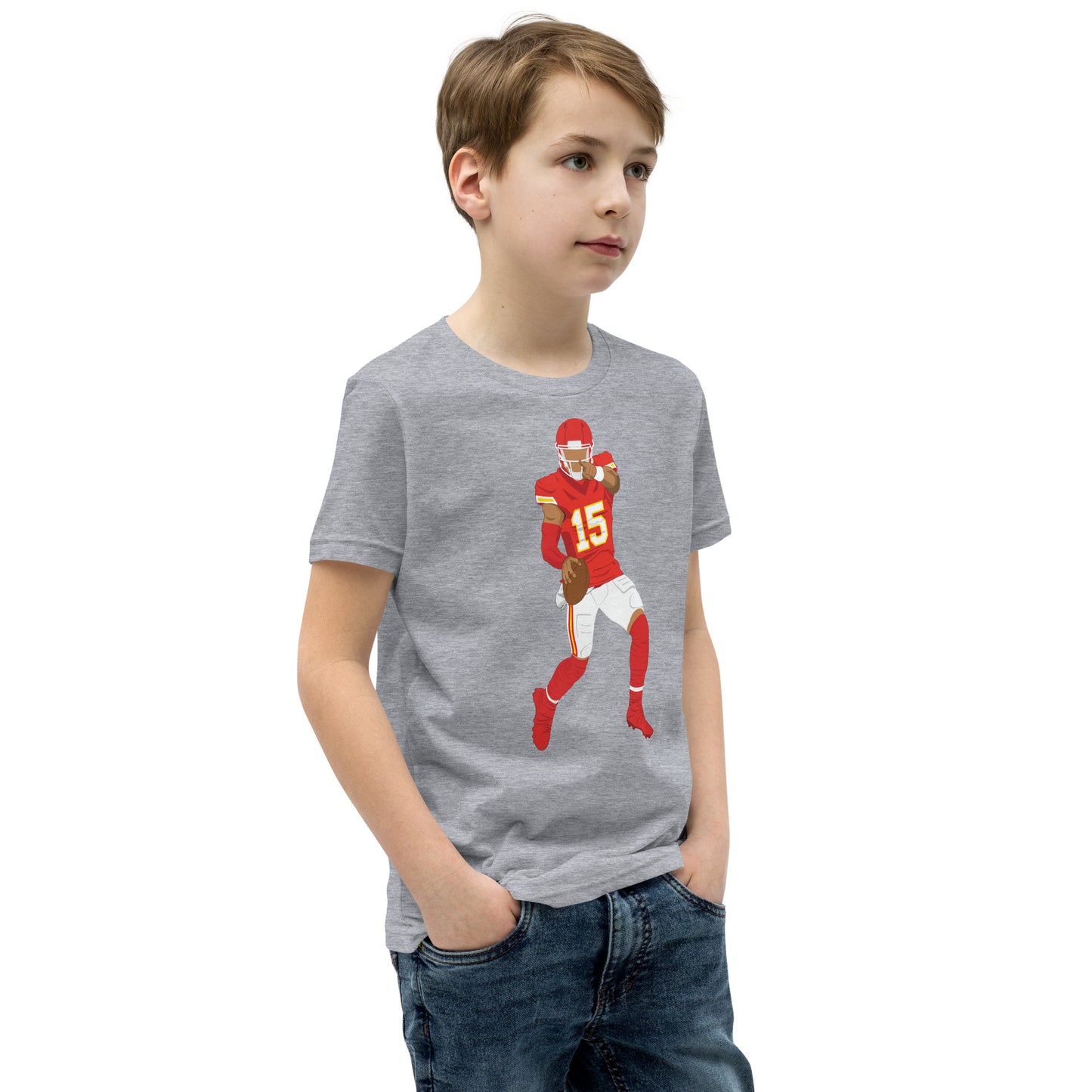 Quarterback Patty Attacks On The Run - Youth T-Shirt