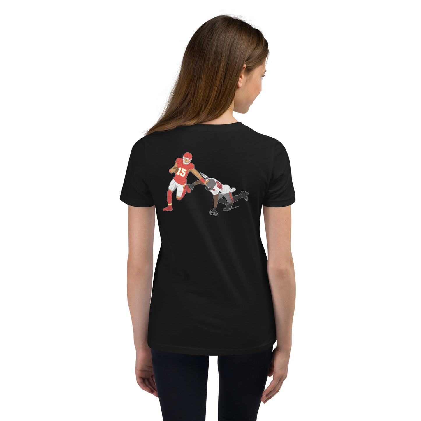 Quarterback Patty Attacks On The Run - Youth T-Shirt
