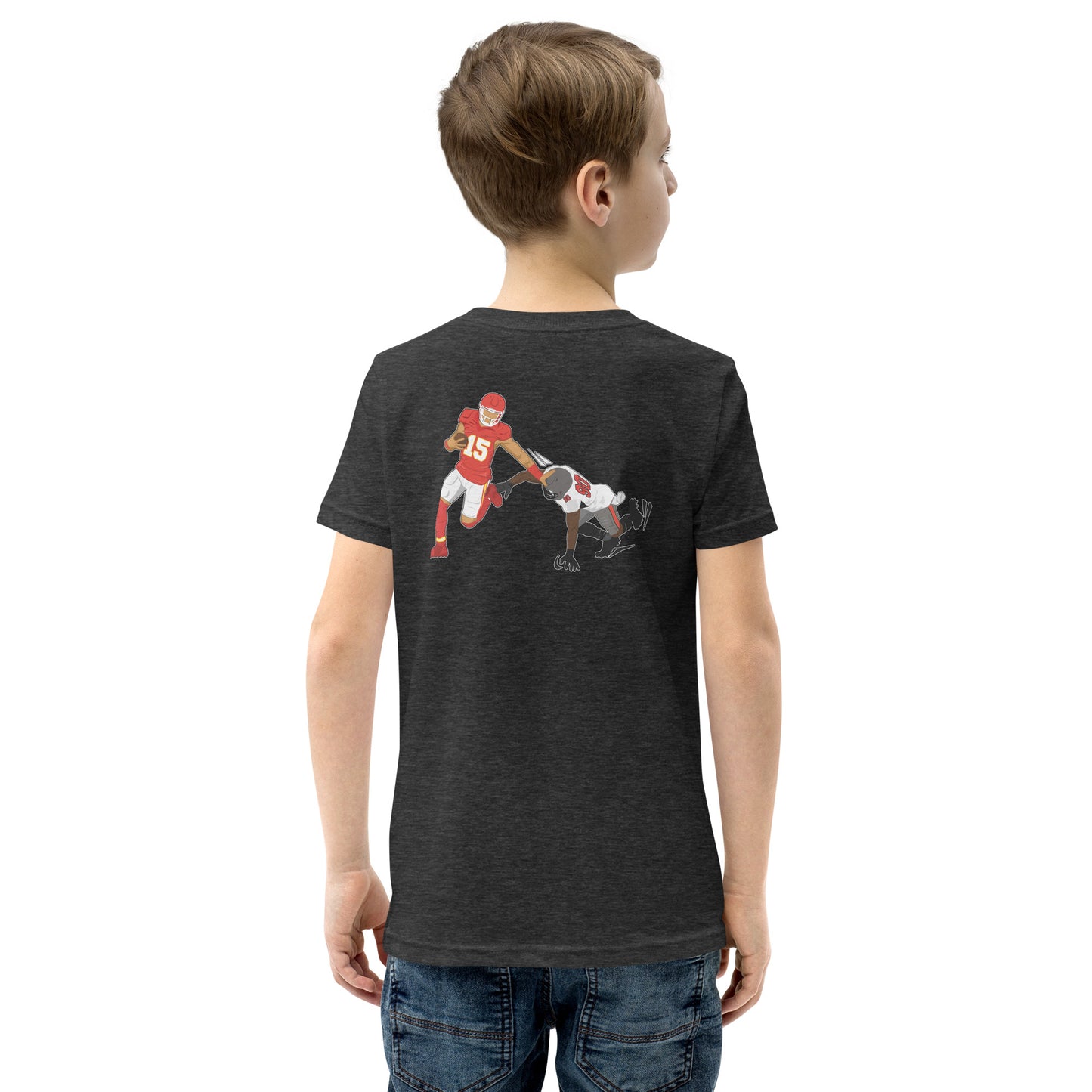 Quarterback Patty Attacks On The Run - Youth T-Shirt