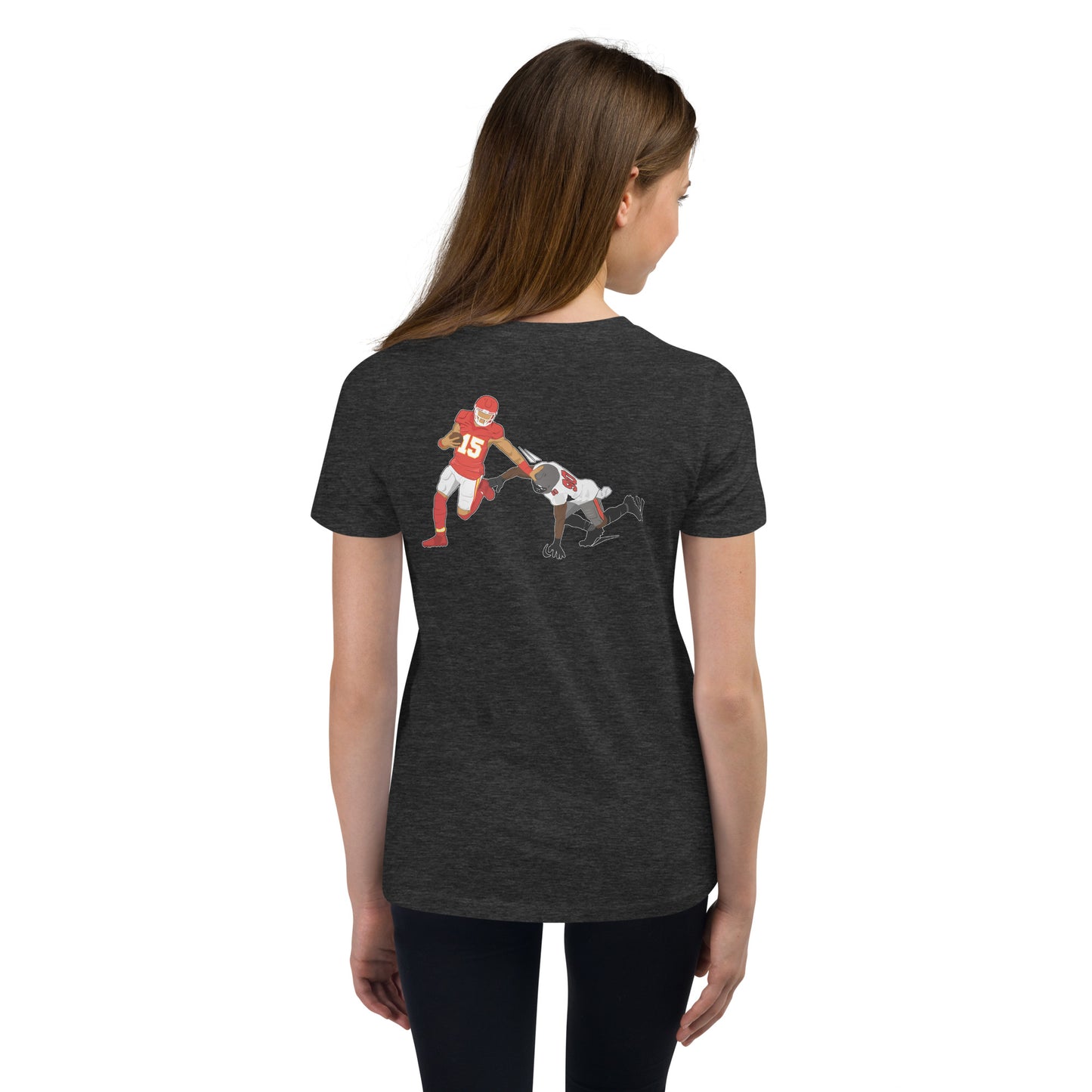 Quarterback Patty Attacks On The Run - Youth T-Shirt