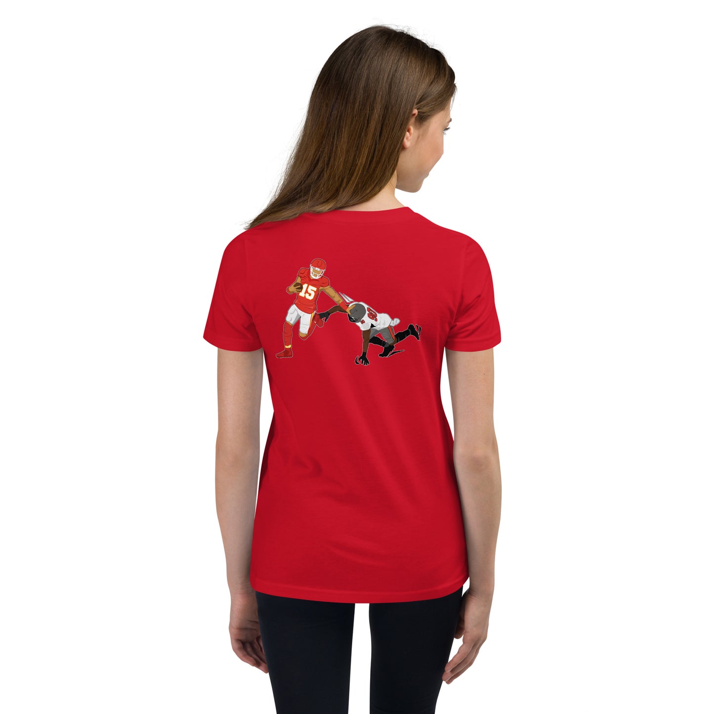 Quarterback Patty Attacks On The Run - Youth T-Shirt