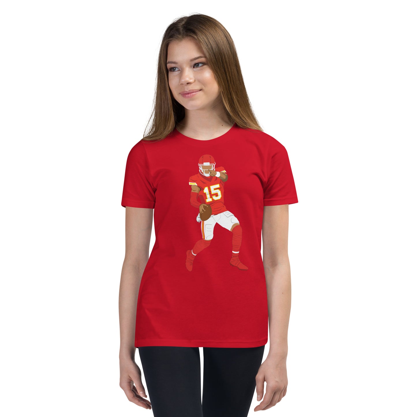Quarterback Patty Attacks On The Run - Youth T-Shirt