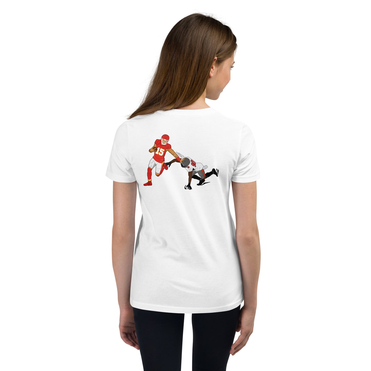 Quarterback Patty Attacks On The Run - Youth T-Shirt