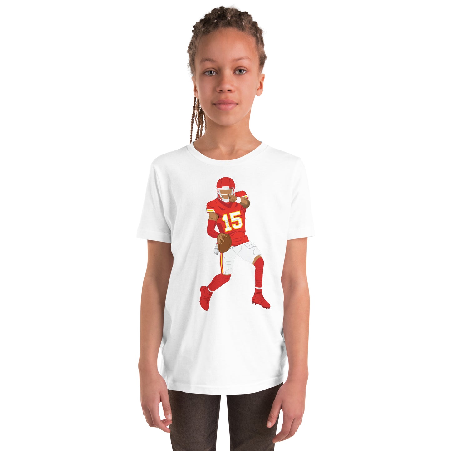 Quarterback Patty Attacks On The Run - Youth T-Shirt